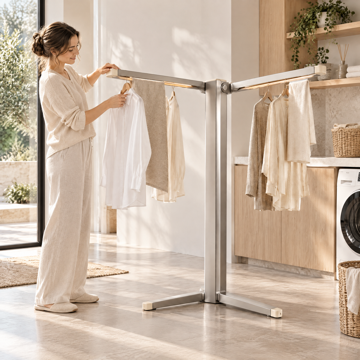 Orvenlore™ Folding Heated Clothes Drying Rack