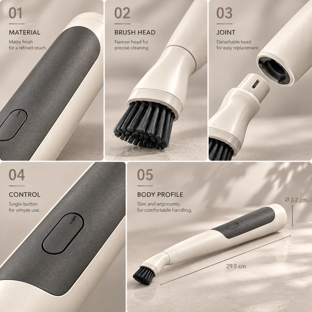 Orvenlore™ Electric Detail Cleaning Brush