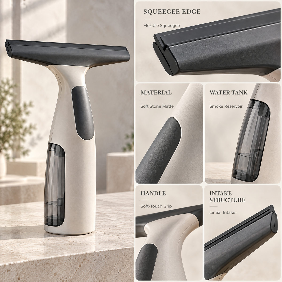 Orvenlore™ Cordless Window Cleaning Vacuum
