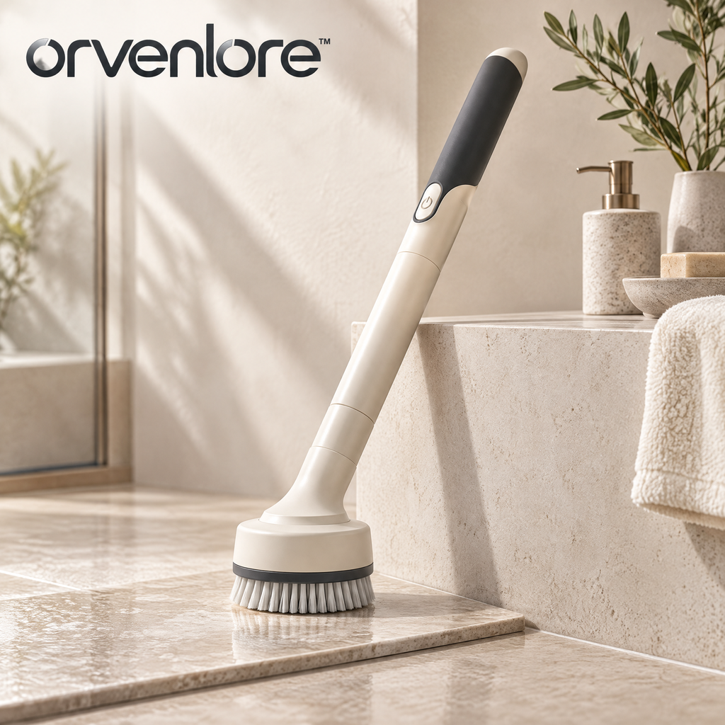 Orvenlore™ Long-Reach Electric Spin Scrubber