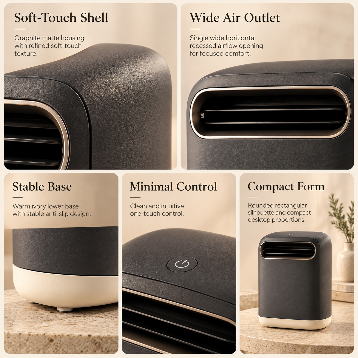 Orvenlore™ Compact Personal Space Heater